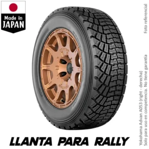LLANTA 180/650R15 (205/65R15) YOKOHAMA ADVAN A053R TL A70 (rally) (Made in JAPAN) (Right)