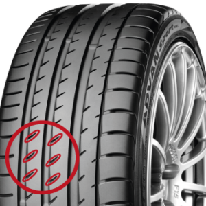LLANTA 225/45R18 91Y YOKOHAMA ADVAN Sport V105 ZPS TL (RUNFLAT) (Made in JAPAN)
