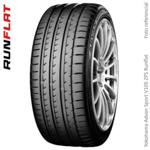 LLANTA 275/40R20 102Y YOKOHAMA ADVAN Sport V105S TL (RUNFLAT) (Made in JAPAN)