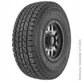 LLANTA LT265/75R16 123R YOKOHAMA GEOLANDAR G015 A/T TL (Letra blanca)